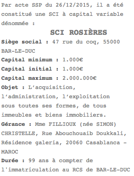 sci rosieres